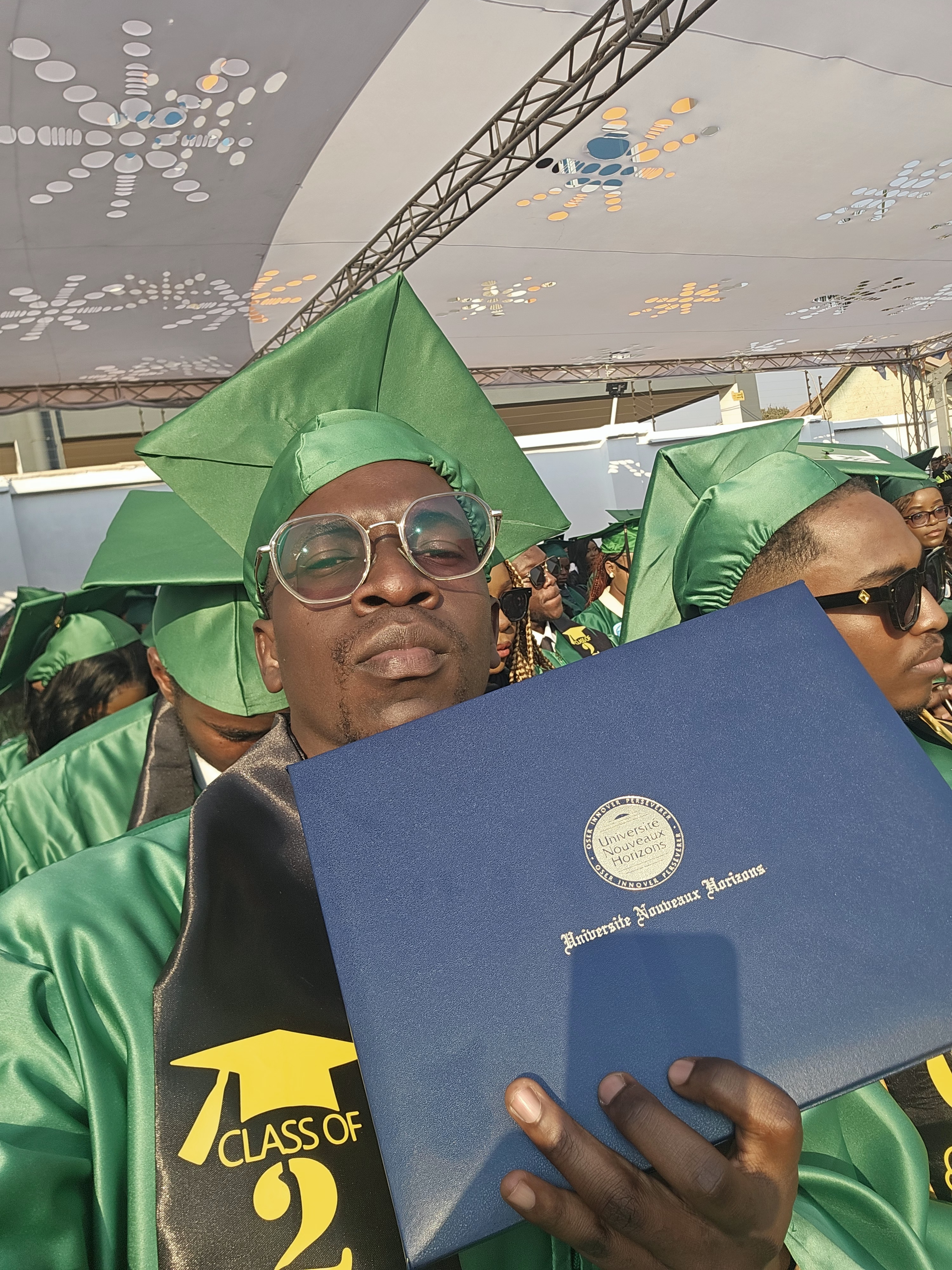 Eliezer Mununga's graduation